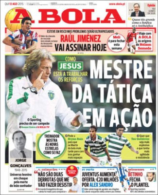 JUEVES: Las portadas de los periódicos deportivos más importantes