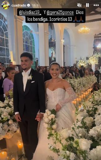 Luis Díaz se casó con la mujer de su vida: las figuras que asistieron y lo que pasó con James Rodríguez