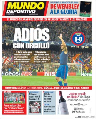 Barcelona no logró la remontada; Madrid, Juventus, Atlético y Mónaco a semis de la Champions.