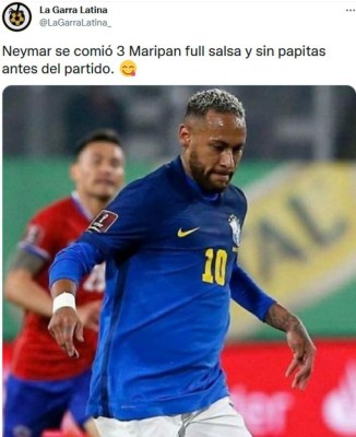 Vuelven a acusar a Neymar de estar gordo en el juego de Brasil y los memes lo despedazan