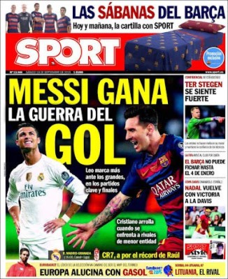 'Gana la guerra del gol': Las mejores portadas que se han hecho del duelo Messi vs Cristiano a lo largo de los años