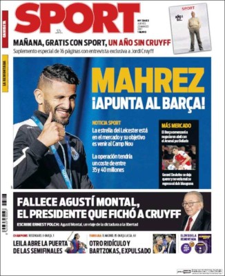 Portadas de Hoy: Partidazos en la eliminatoria de Conmebol