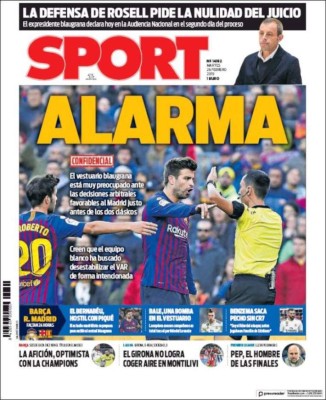 Las portadas internacionales calientan el clásico Real Madrid-Barcelona
