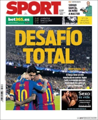 Barcelona y Juventus abren los cuartos de final de la Champions.