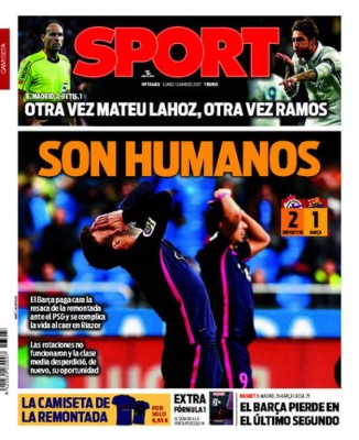 Guerra de portadas en españa por Madrid y Barcelona