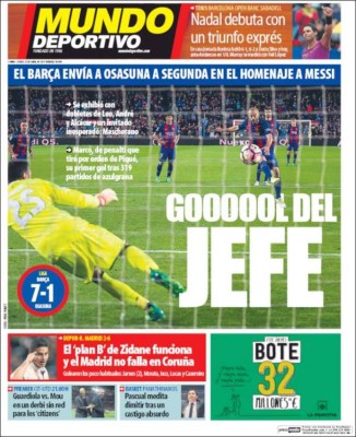 ¡Exhibición total! Barcelona y Real Madrid golean en la Liga