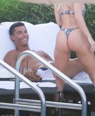 FOTOS: Las nuevas imágenes de Cristiano Ronaldo con la modelo Cassandre Davis