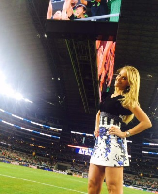 La periodista Inés Sainz entre las mujeres que deslumbra en el México-Argentina