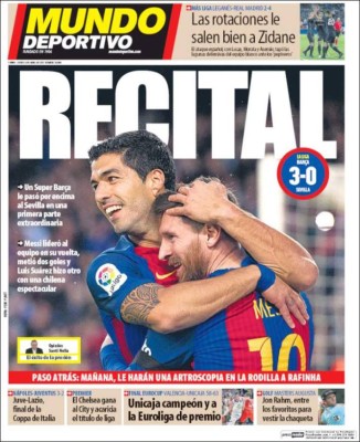 Las portadas de hoy se rinden ante el Real Madrid Y Barcelona