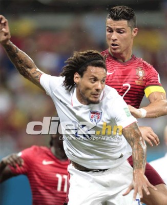 Cristiano Ronaldo sólo pudo mostrar su nuevo look ante Estados Unidos