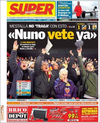 Las mejores portadas de este domingo 22 de noviembre de 2015
