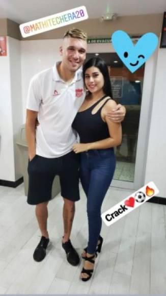 Ella es la inspiración de uno de los extranjeros que juegan en la Liga Nacional de Honduras