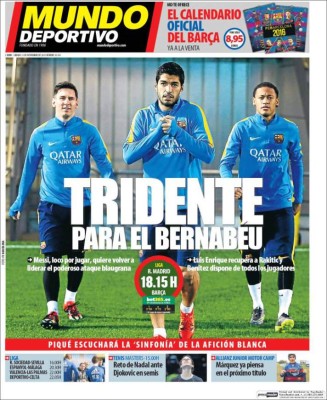 Las mejores portadas de este sábado de clásico 21 de noviembre de 2015