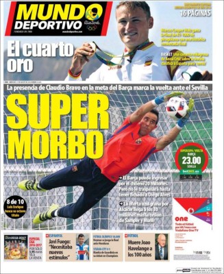 PORTADAS: Lo que amaneció diciendo el mundo deportivo hoy miércoles 17 de agosto