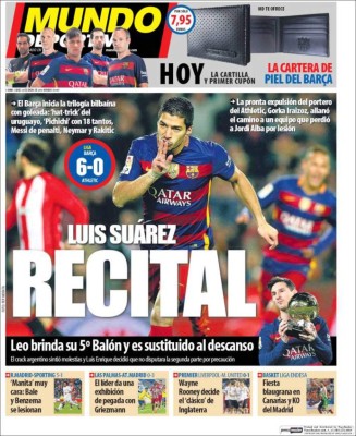 Las portadas deportivas más importantes del lunes 18 de enero de 2016