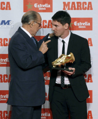 Lionel Messi recibió la Bota de Oro.