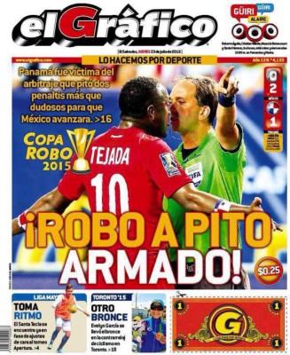 Principales portadas de México, Panamá y el mundo tras el México-Panamá