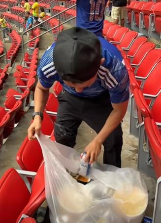 La triste reacción de Shin por Japón y limpia el estadio; Moriyasu pide perdón