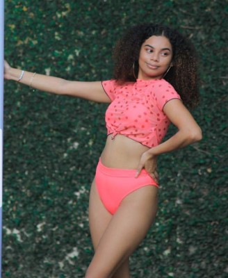 Modelo ceibeña Gabriela Mejía, revela el nombre del futbolista considerado como 'su amor platónico'