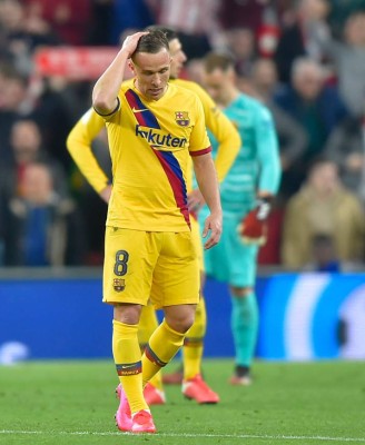 ¡Abatidos! La tristeza del Barcelona luego del gol al 90+2 del Athletic Bilbao