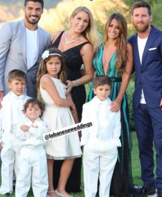FOTOS: Messi y todos los cracks en la boda de Cesc Fábregas y Daniella Semaan&nbsp;&nbsp;