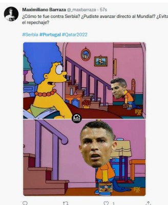 Serbia mandó a Portugal al repechaje y los memes destrozan a Cristiano Ronaldo