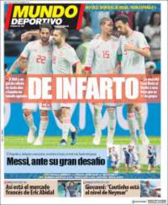 PORTADAS: Halagos a Cristiano Ronaldo y críticas para España