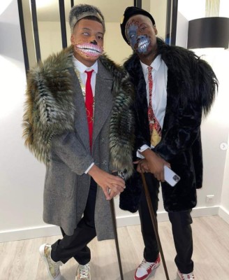 ¿Y Messi? Así fue la fiesta que montaron los jugadores del PSG por Halloween; Keylor no se la perdió