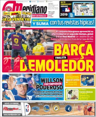 Las portadas por el mundo sobre la paliza del Barcelona ante el Real Madrid en Copa