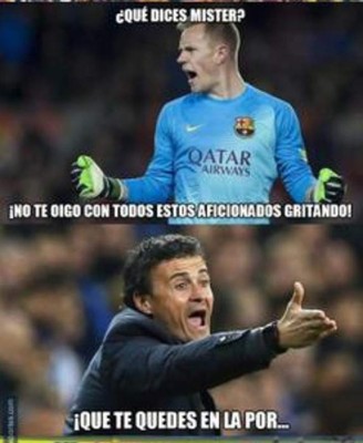 Ter Stegen, el protagonista de los memes de la jornada de Champions