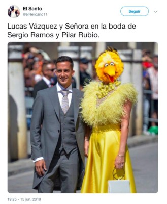 Los memes destrozan a Sergio Ramos y Pilar Rubio por su boda 'galáctica'