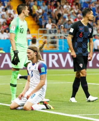 El triste adiós de los islandeses en la Copa del Mundo, Rusia 2018
