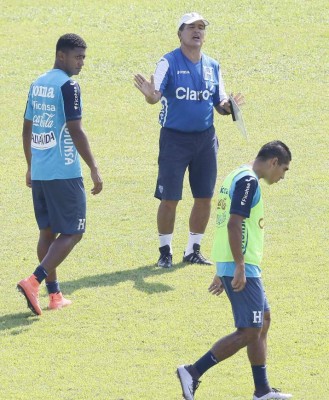 Imágenes: El entreno matutino de Honduras del domingo en el estadio Olímpico