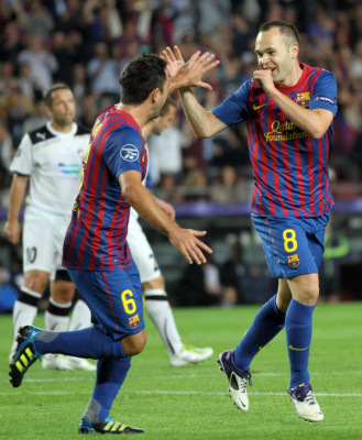 Andrés Iniesta, el mejor jugador de Europa .