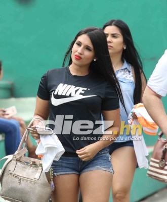 Las hermosuras que engalanaron el clásico Marathón-Motagua