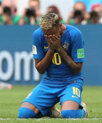 NO SE VIO POR TV: El llanto desconsolado de Neymar y la tristeza de los ticos en Rusia