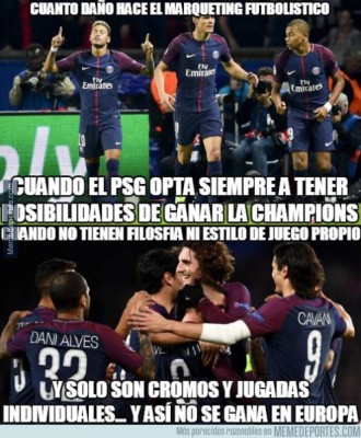 MEMES: Hacen pedazos al PSG por su eliminación ante el Madrid en Champions
