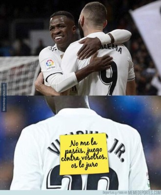 Los memes hacen pedazos a Hazard y Vinicius a pesar de la goleada del Real Madrid