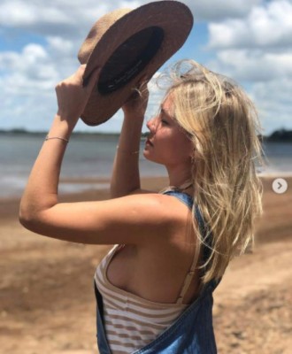 Macarena Lemos, la infartante rubia que fue novia de Messi y la espinita que aún tiene clavada