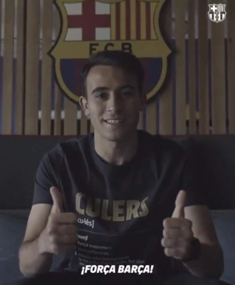 Regresa a casa: Las imágenes de la presentación de Eric García, el segundo fichaje del Barça