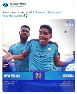 'Honduras no se rinde': Lo que dice la prensa mundial y nacional del triunfo de la Sub-23 ante Nueva Zelanda en Tokio