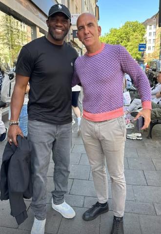 David Suazo en Múnich: la fiesta que se vivió previo a la gran final de la Champions League