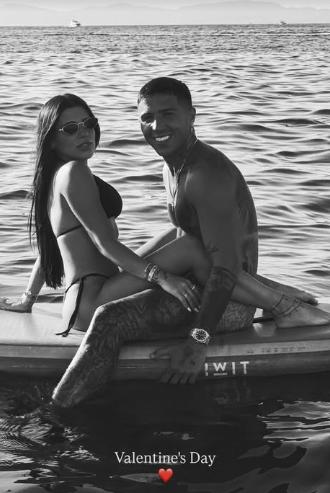 Vinicius sorprende a Virgnia tras su doblete con Real Madrid y Raphinha dio el mejor regalo: así fue el San Valentín los cracks