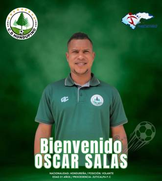 Óscar Salas es el fichaje bomba del Hondupino para el Clausura 2025.