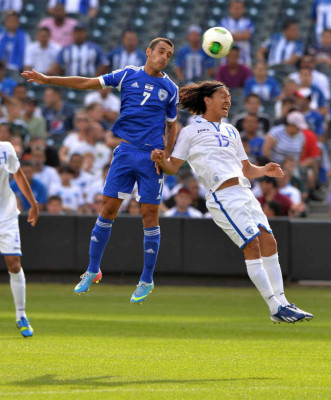 Honduras pierde 2-0 ante Israel en el estadio Citi Field de New York.