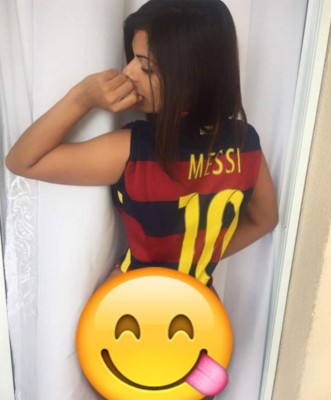 Miss Bum Bum 2015 realizó la felicitación más picante a Messi por su Balón de Oro