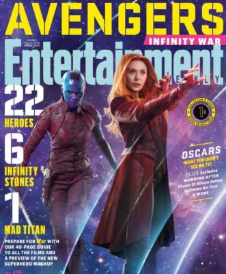 La revista Entertainment Weekly revela los posters oficiales de Avengers: Infinity War