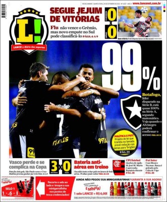 Las portadas más importantes de los periódicos deportivos en el mundo