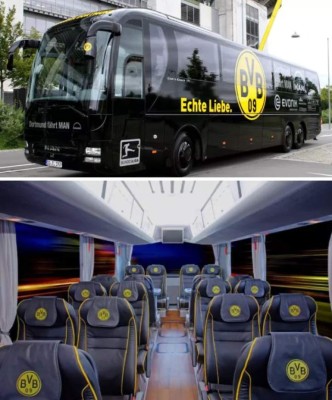 Si fueras un futbolista viajarías en estos autobuses de lujo