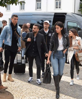 Georgina Rodríguez, la novia de Cristiano, causó furor en Portugal